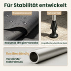 Klemmmarkise ohne Bohren 120×200 cm