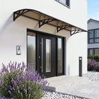Polycarbonat Haustürvordach Eingang 80×300 cm