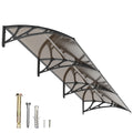 Polycarbonat Haustürvordach Eingang 100×300 cm
