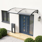Polycarbonat Haustürvordach Eingang 100×200 cm
