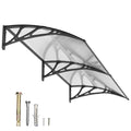 Polycarbonat Haustürvordach Eingang 80×200 cm