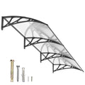 Polycarbonat Haustürvordach Eingang 80×300 cm