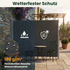 Einziehbare Seitenmarkise 180×300 cm