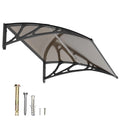 Polycarbonat Haustürvordach Eingang 80×120 cm